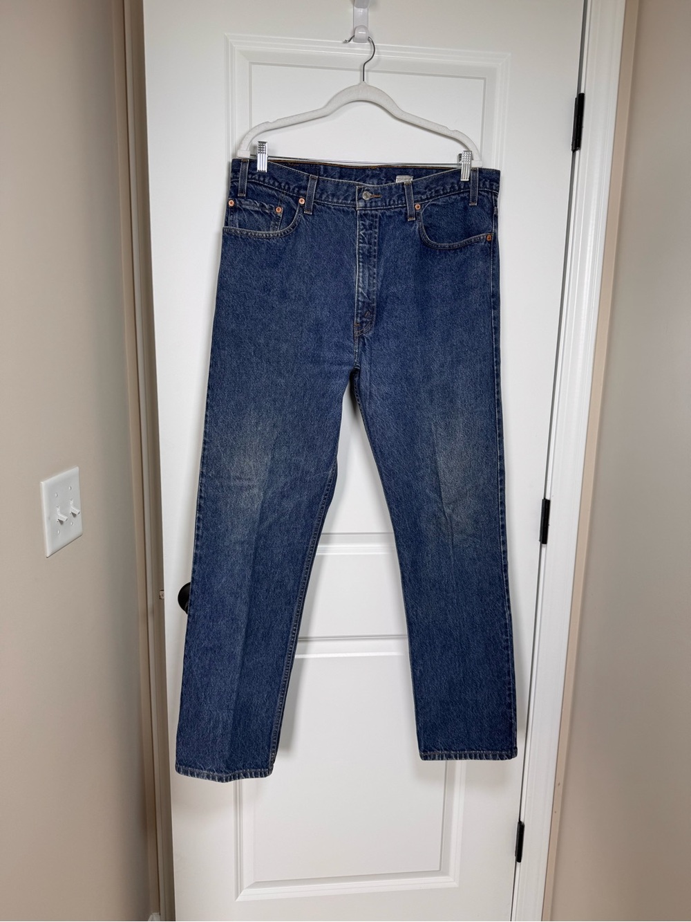 Levi's Vintage 505-0216 Dark Blue Straight Leg Jeans